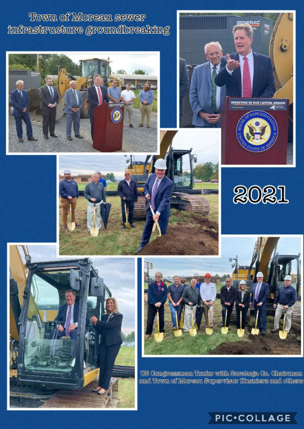 Town of Moreau Sewer Infrastructure Groundbreaking